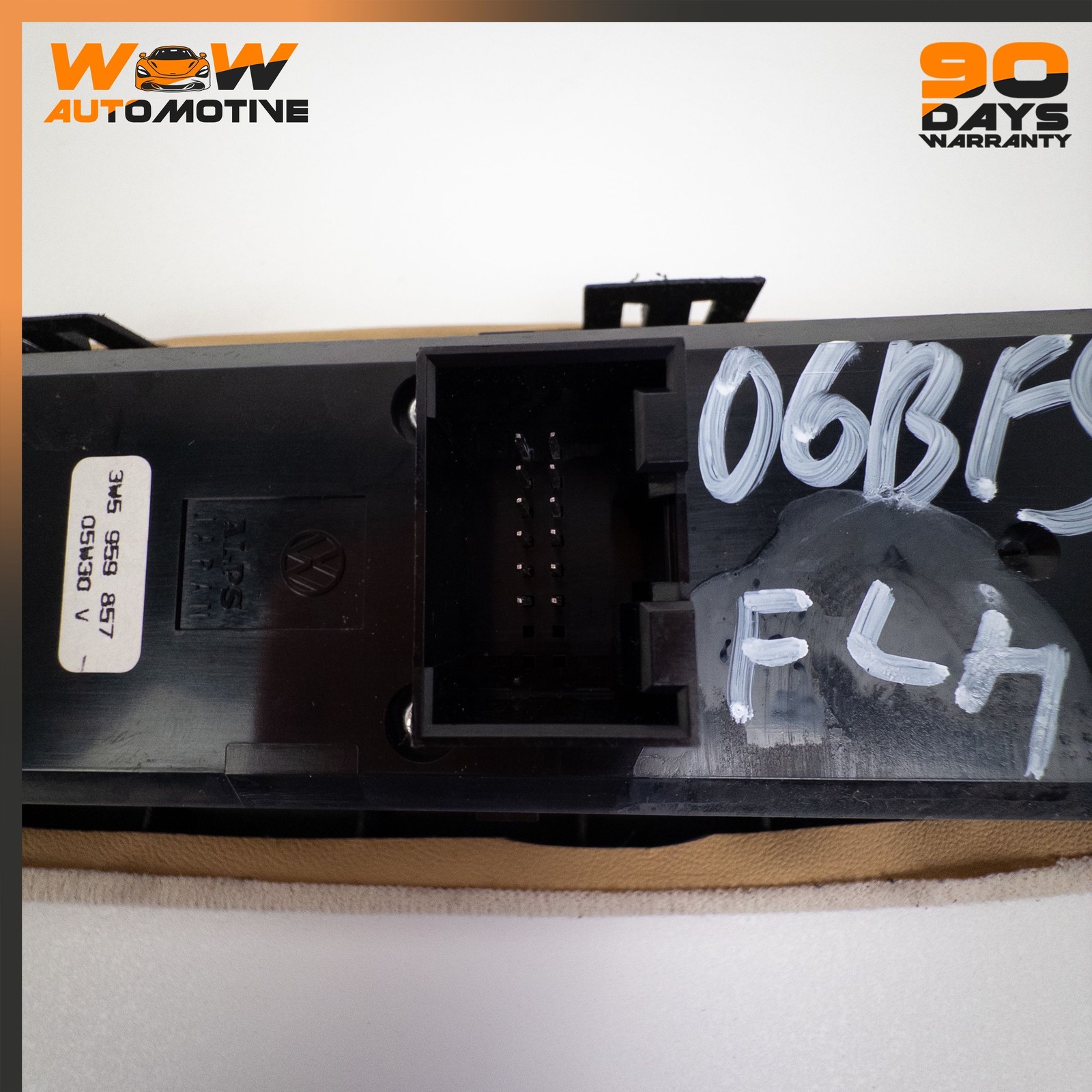 06-19 BENTLEY CONTINENTAL FLYING SPUR FRONT LEFT WINDOW REGULATOR SWITCH TRIM OE