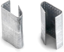 Strapping Open Seal, 200 Pcs Banding Clip Snap-On Gripper Strap Clip for 1/2" Wi