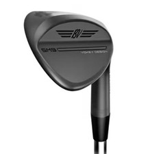 Titleist Vokey SM9 Jet Black Premium D Grind 60* Lob Wedge 60-12 Steel Value