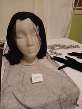 halloween costumes for girls. NO GLASSES FOR THE GLOWING EYED .Size Medium 