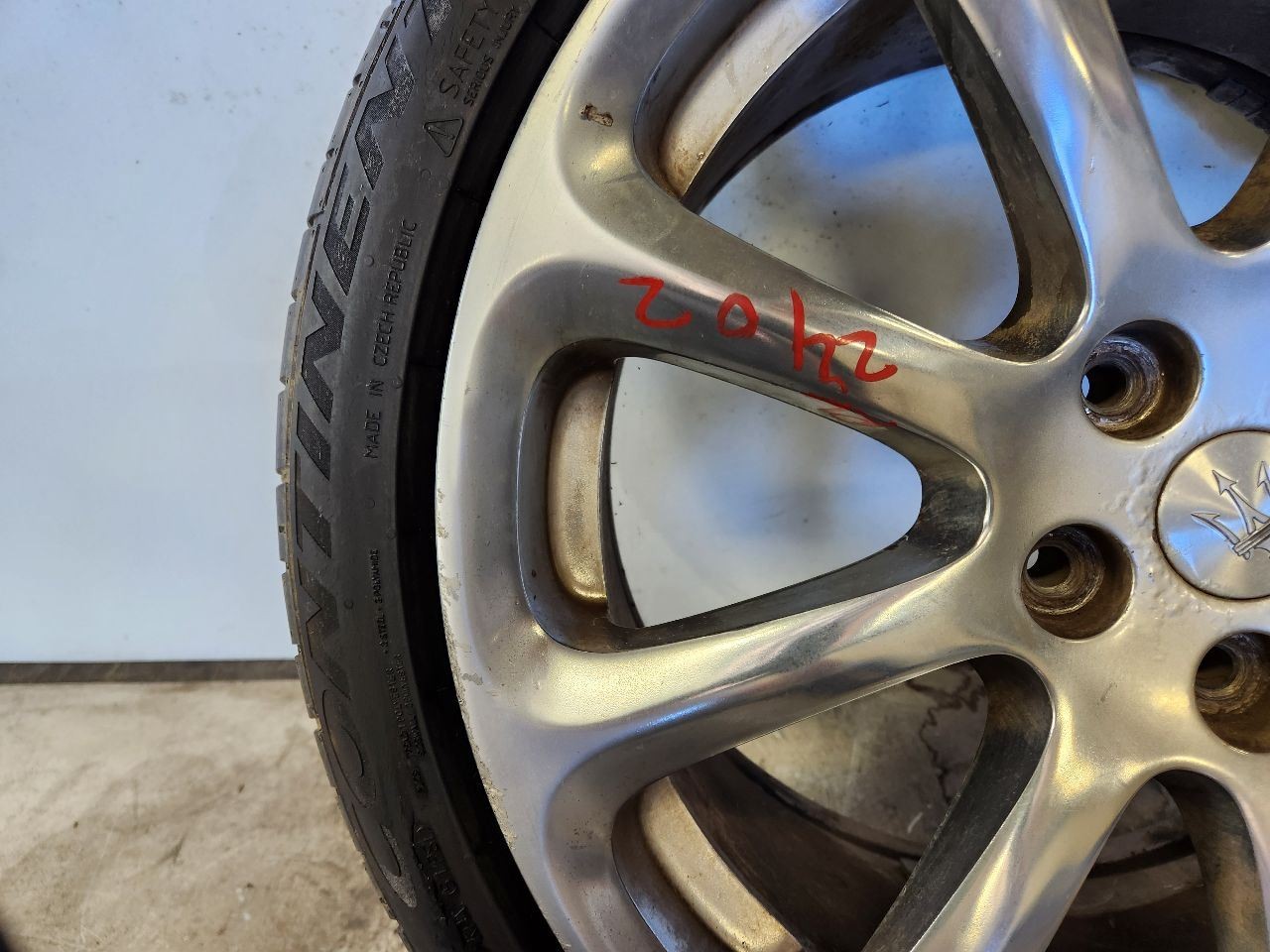 05 06 07 08 09 10 11 MASERATI QUATTROPORTE FRONT ALLOY WHEEL RIM 19'' 82380706