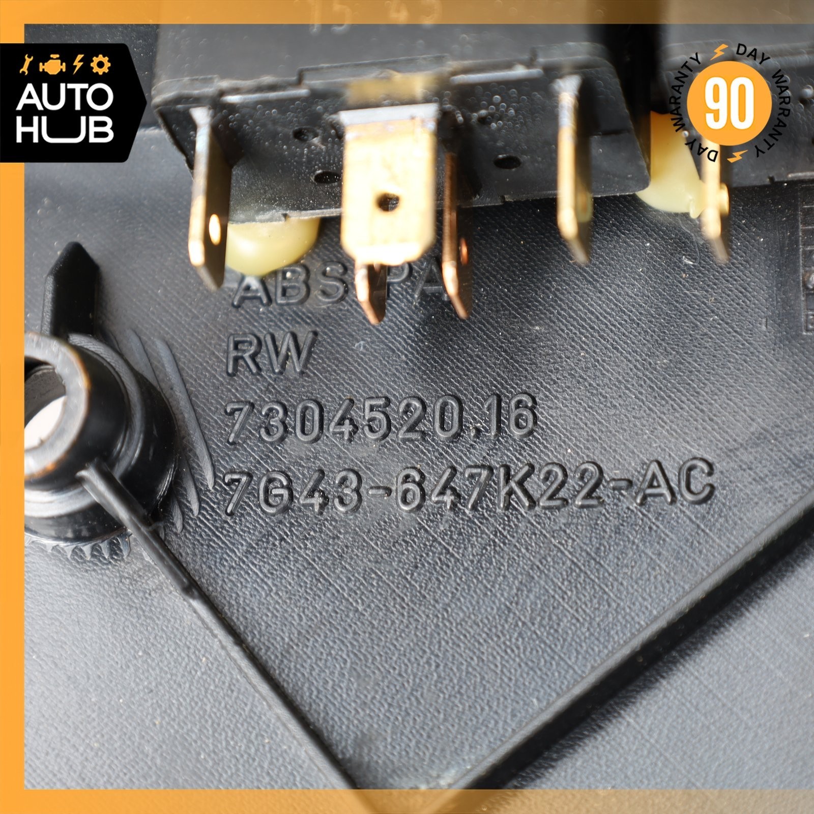Aston Martin DB9 DBS V12 Vantage Left Seat Lumbar Regulator Switch w/ Cover OEM