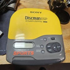 Rare 1993 Sony Discman D-421SP Vintage Sports CD Player - ESP