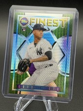 2022 Topps Finest Flashbacks Prism Refractor 35/35 Luis Gil #174 RC Rookie Card. rookie card picture
