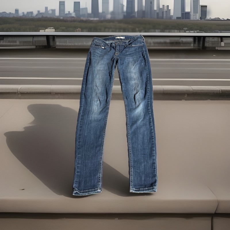 Levi's 535 Super Skinny Women's Denim Blue Size 28 Jeans Pants
