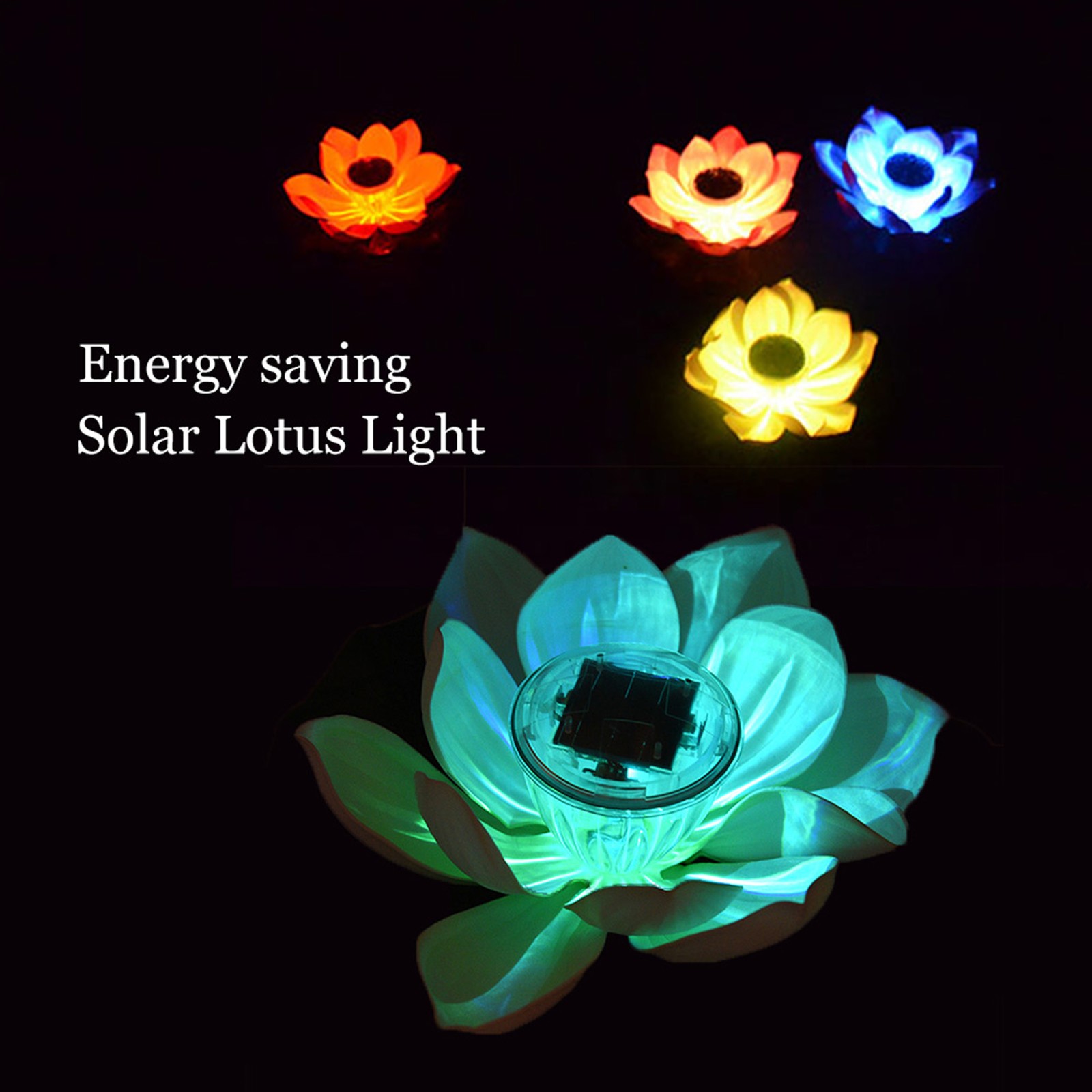 Outdoor Waterproof Solar Pond Water Drift Lantern Garden Light Wishing Lot