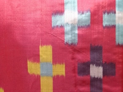 7812801: JAPANESE KIMONO / ANTIQUE KIMONO / TAISHO ROMAN STYLE / MEISEN / SILK /