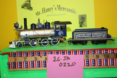 #ad Hawthorne Village Silver Moon Express ON30 Train Engine and Tender lights amp; runs $89.44