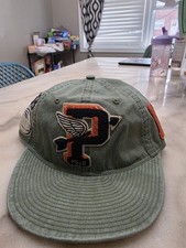 Polo Ralph Lauren Men's Baseball Cap Strap Back Olive/Orange Hat