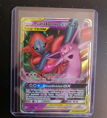 Pokemon Unified Minds - Espeon & Deoxys GX 72/236 NM Deutsch