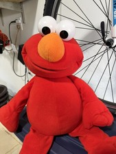 Vintage 35th Anniversary Sesame Street Elmo 30" Large Plush 2002 EUC 