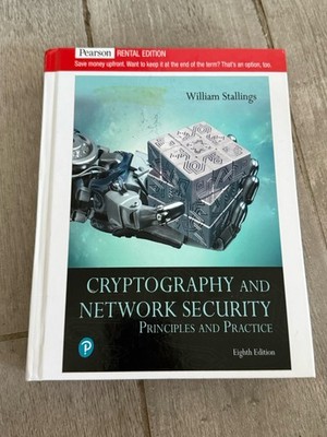   Cryptography and Network Security William Stallings 8th Eighth Edition HC