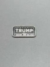Lot of 100x 1g .999 Fine Silver Trump Bar