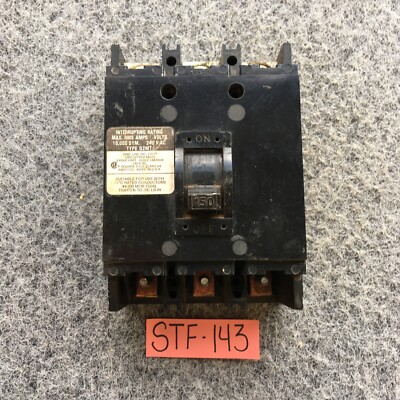 Square D Q2M3150MT 150 Amp 3 Pole 240V Circuit Breaker BLACK