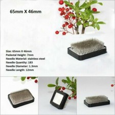 Ikebana Kenzan Needle Pin Flower Arrangement Frog Rectangle Japanese 65X46mm