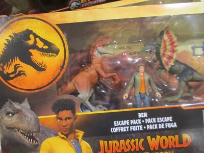 Jurassic World Chaos Theory BEN ESCAPE PACK w/ ATROCIRAPTOR TIGER
