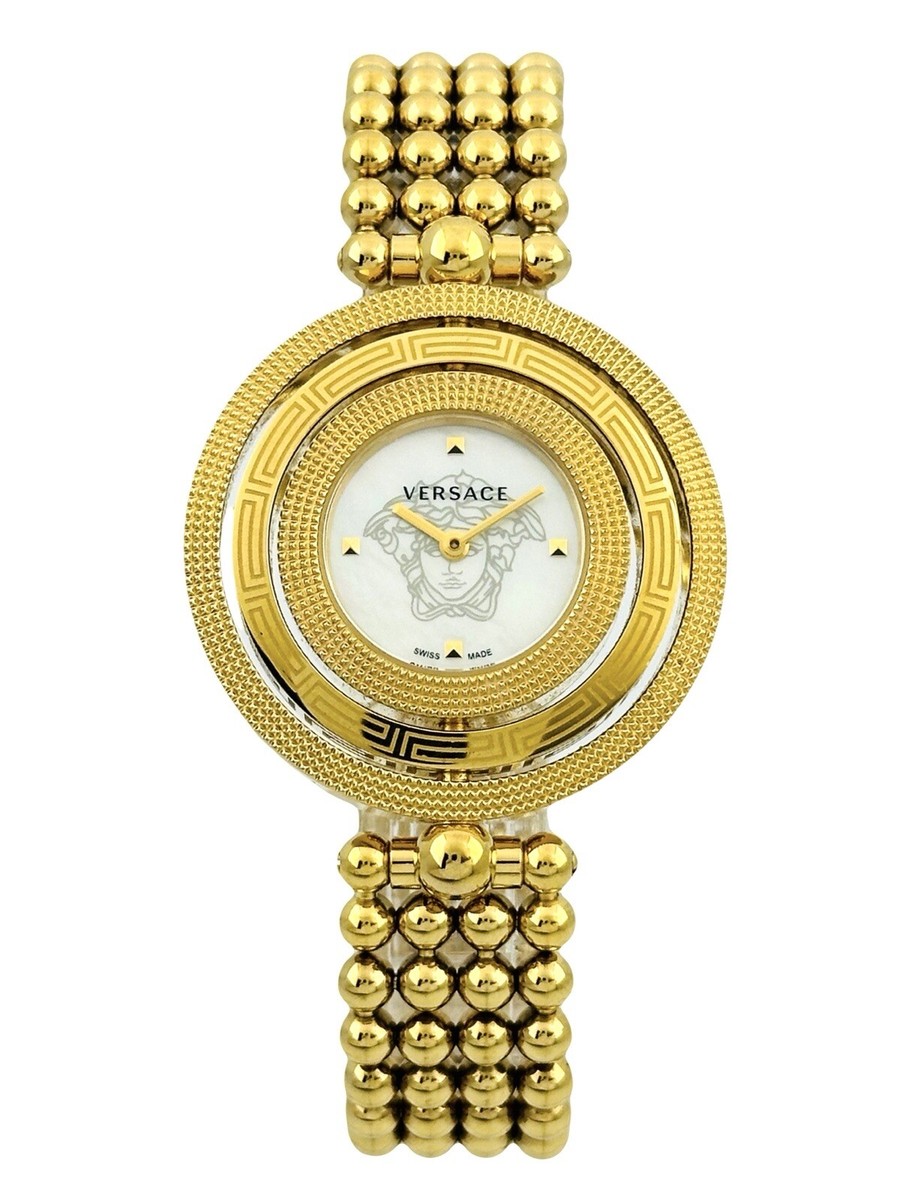 Versace Women's VQT060015 Eon Rotating Ring Colour IP 2N