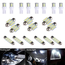 6000K LED Interior Lights Bulbs Kit Car Trunk Dome License Plate Lamps 20pcs