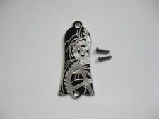 Handmade gear wheel pattern aluminum truss rod cover fits most Gibson guitars