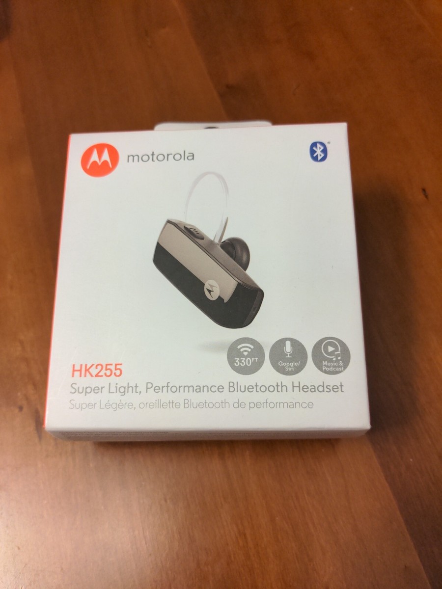 Motorola HK255 Performance In-Ear Bluetooth Earpiece/Headset Black