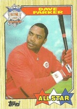 DAVE PARKER CINCINNATI REDS NATIONAL LEAGUE ALL STAR #600 - TOPPS NM-MT 1987