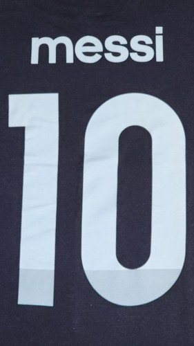 Adidas Lionel Messi Argentina #10 Soccer Navy Blue Mens Size XL Tee Shirt - 第 9/9 張圖片
