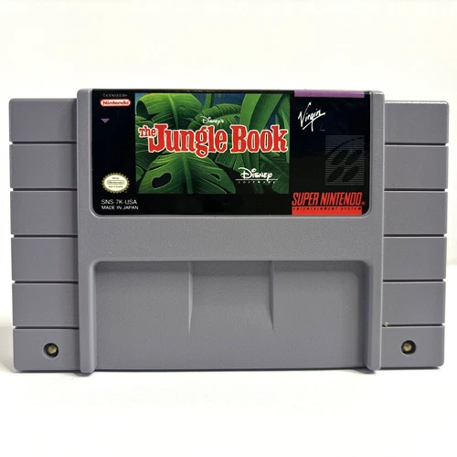 Disney's The Jungle Book (Super Nintendo SNES) Authentic Game Cartridge Tested