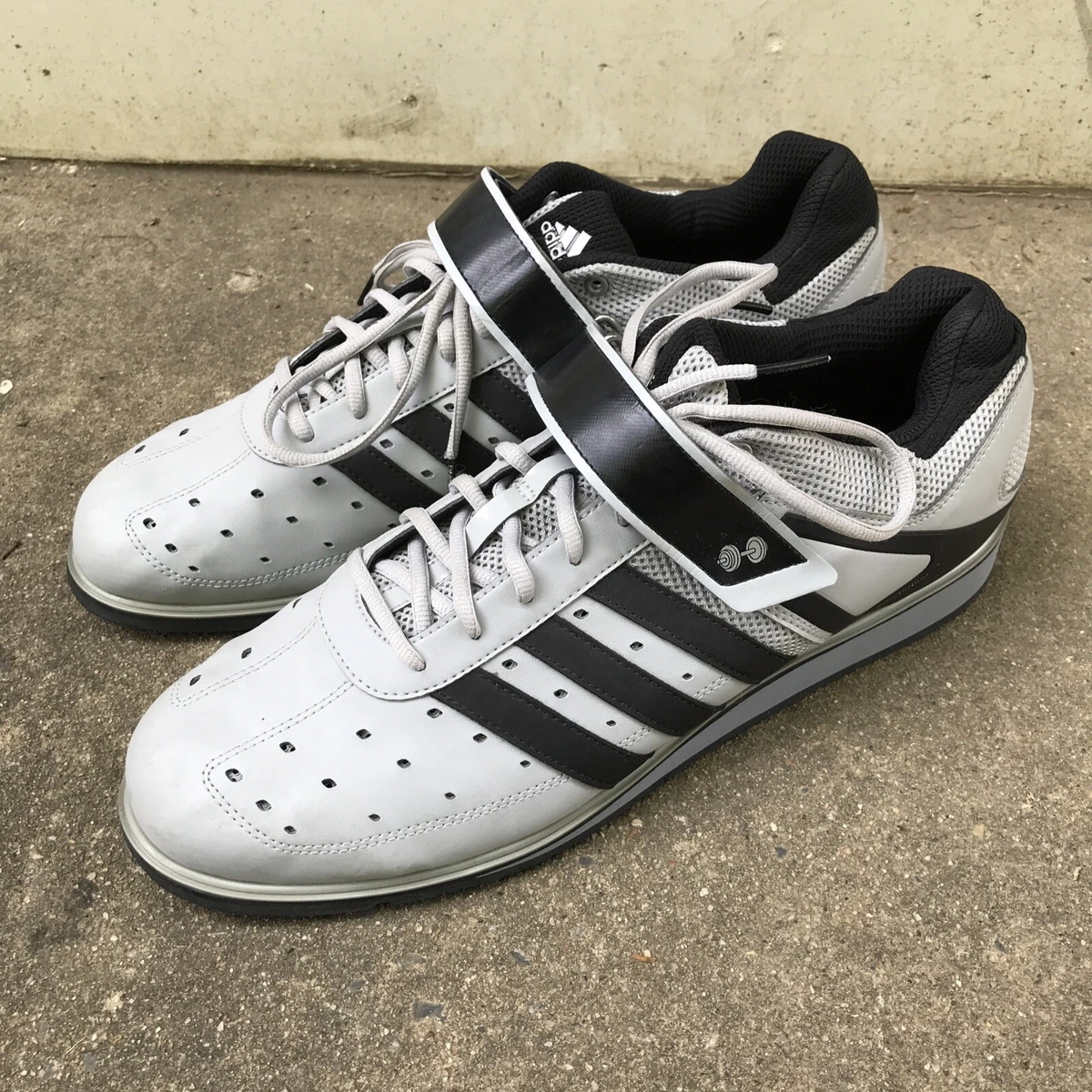 via Industriel Madison EUC Adidas Olympic Weightlifting Shoes POWER LIFT TRAINER G45632 Mens Size  13.5 | eBay