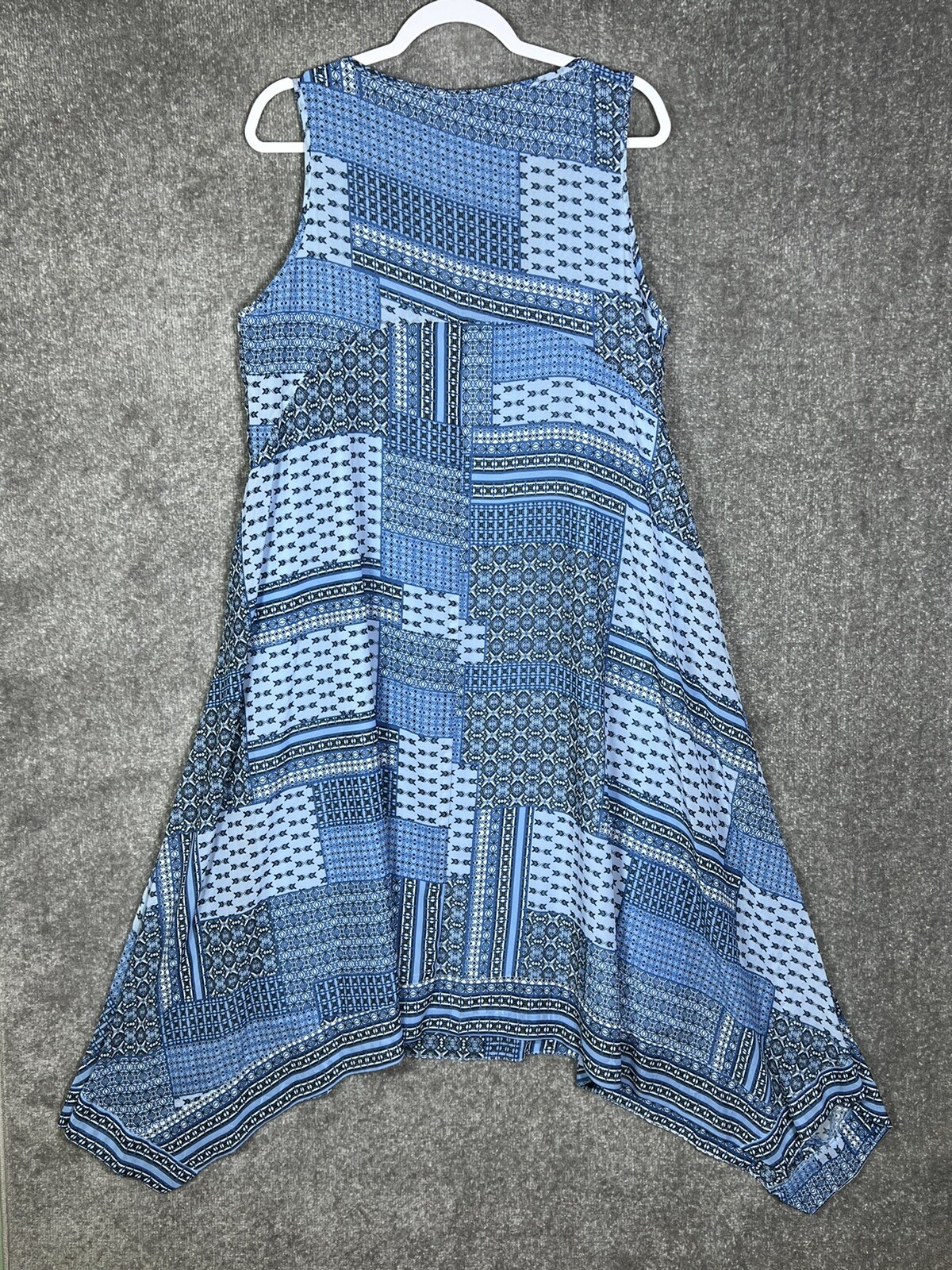 Nanette Lepore Patchwork Printed Handkerchief Mid… - image 2