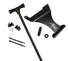 Stick It Anchor Pin for shallow water-Black Starboard Motor Mount with 7' pin