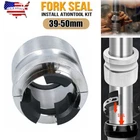 Motorcycle Fork Seal Driver Tool Adjustable 39mm-50mm Oil Seals Install Tool Kit