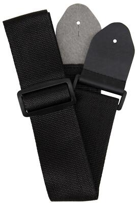 Rocktile Standard Gitarrengurt Nylon Schwarz E-Gitarre Akustikgitarre Bass