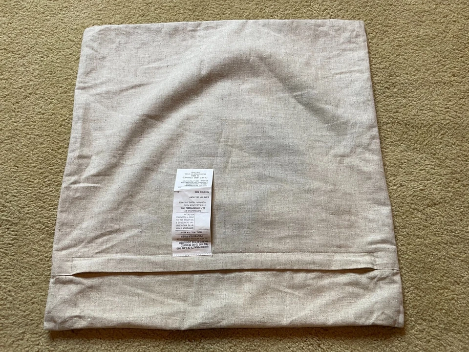 NUEVA Funda Almohada Hecha a Mano Lana Chenilla Punta Aguja Velero Náutico 18" Foto 4 de 4