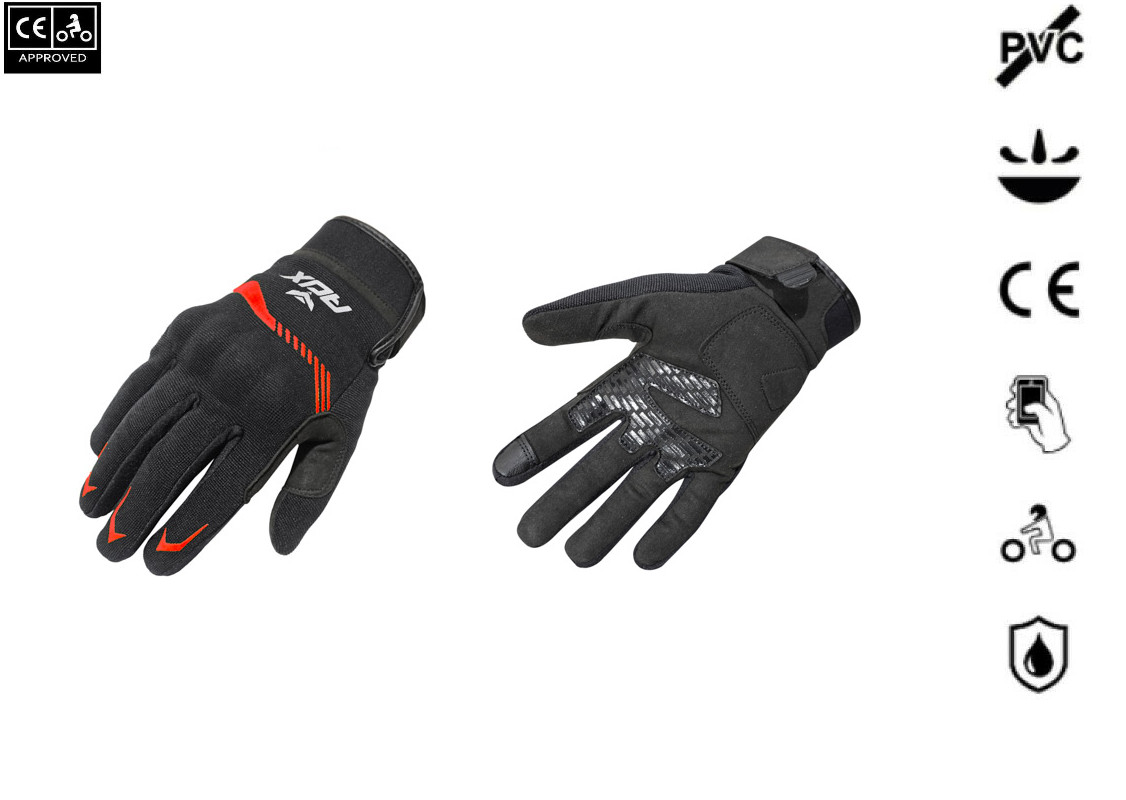 Gants moto ADX anti transpiration avec coque rigide pour protéger vos mains
