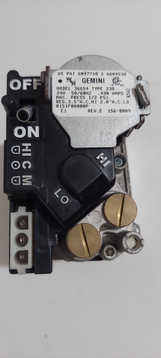 0151m00037s Amana Goodman Gas Valve Replacement White Rodgers