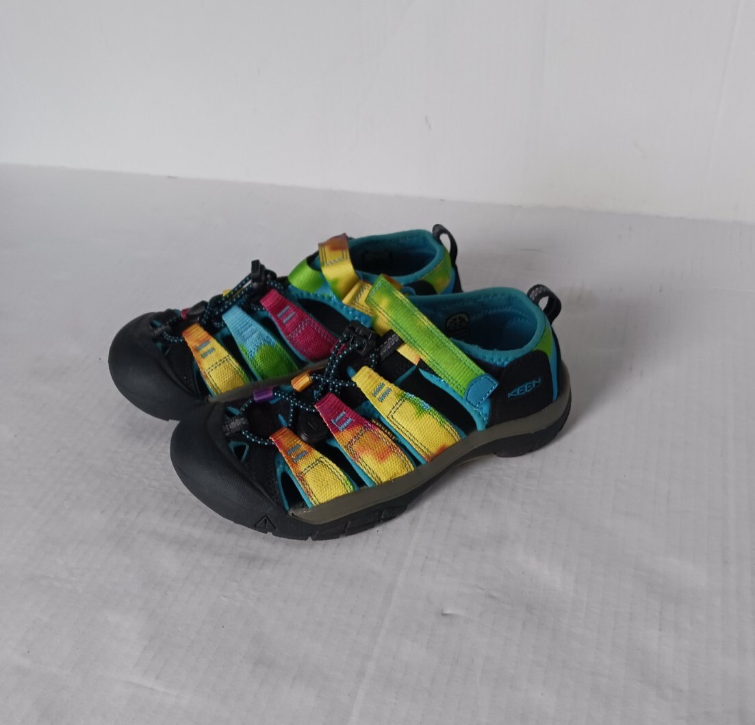 Sandali da trekking Keen Newport H2 bambini taglia 2 arcobaleno tie dye scarpe da acqua