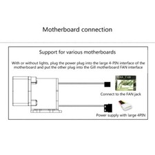 600L/H Water Cooling Pump DM600 Water Cooler Pump for Computer CPU Water-cooling