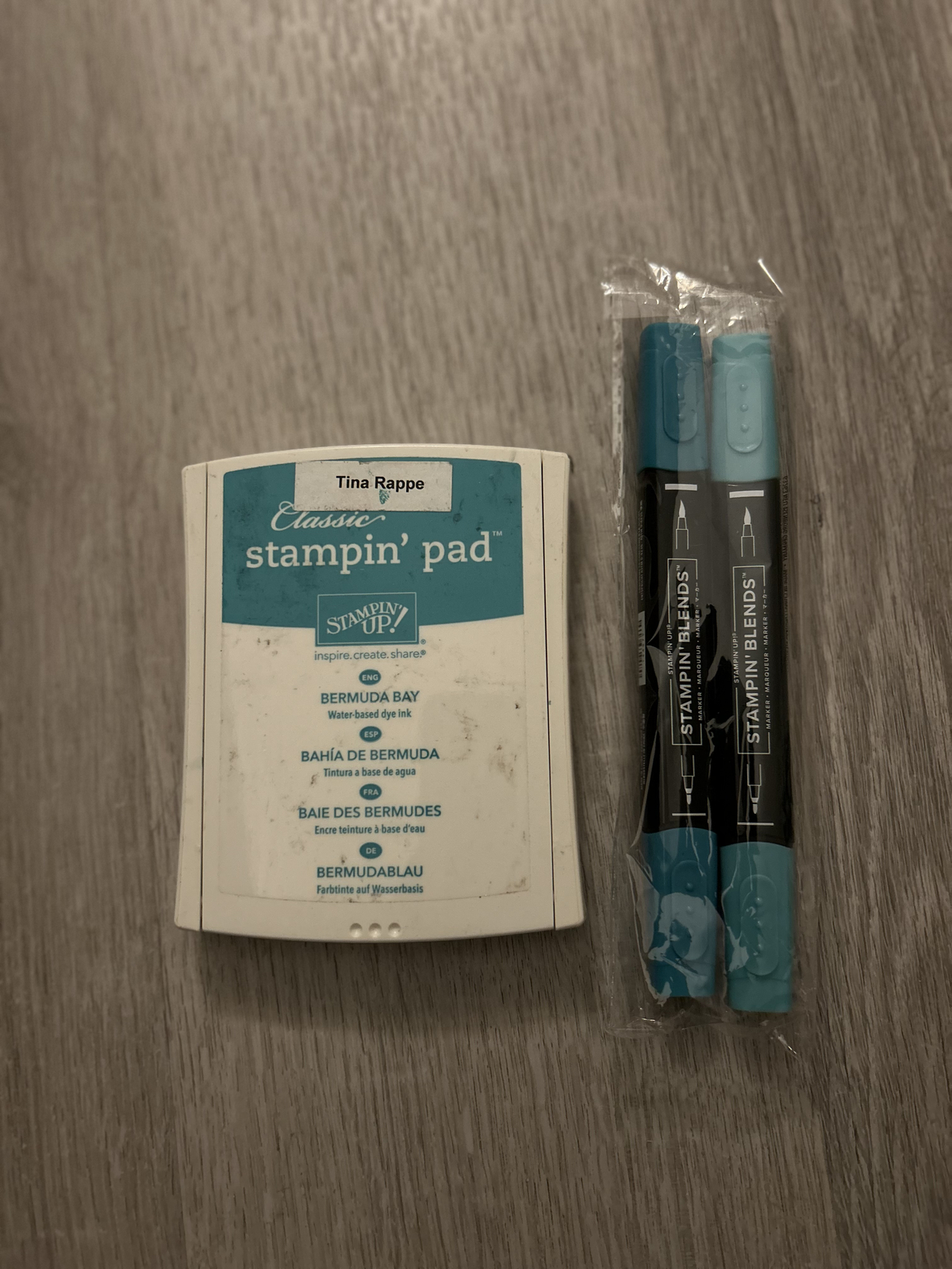 Stampin’ Up! Bermuda Bay Ink Pad & 2 Markers
