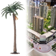 10 Pcs Model Trees Palm Scale Tree Coconut Palm  Rainforest Scenery Dioramas New