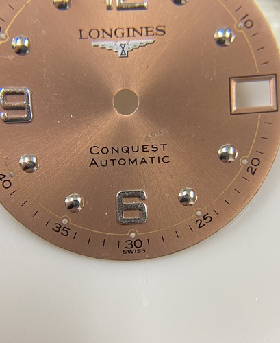 Reloj automático genuino Longines Conquest esfera de 25,5 mm salmón - Imagen 4 de 8