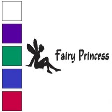 Fairy Princess, Vinyl Decal Sticker, Multiple Colors  Sizes 6124