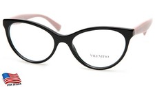 NEW VALENTINO VA 3013 5116 Black Pink EYEGLASSES FRAME 53-17-140mm B42 Italy