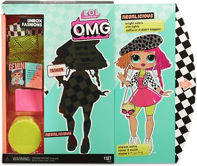 Surprise! Neonlicious Fashion Doll 20 Surprises