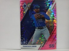 2022 Panini Chronicles Phoenix Pink Pulsar Francisco Lindor #23