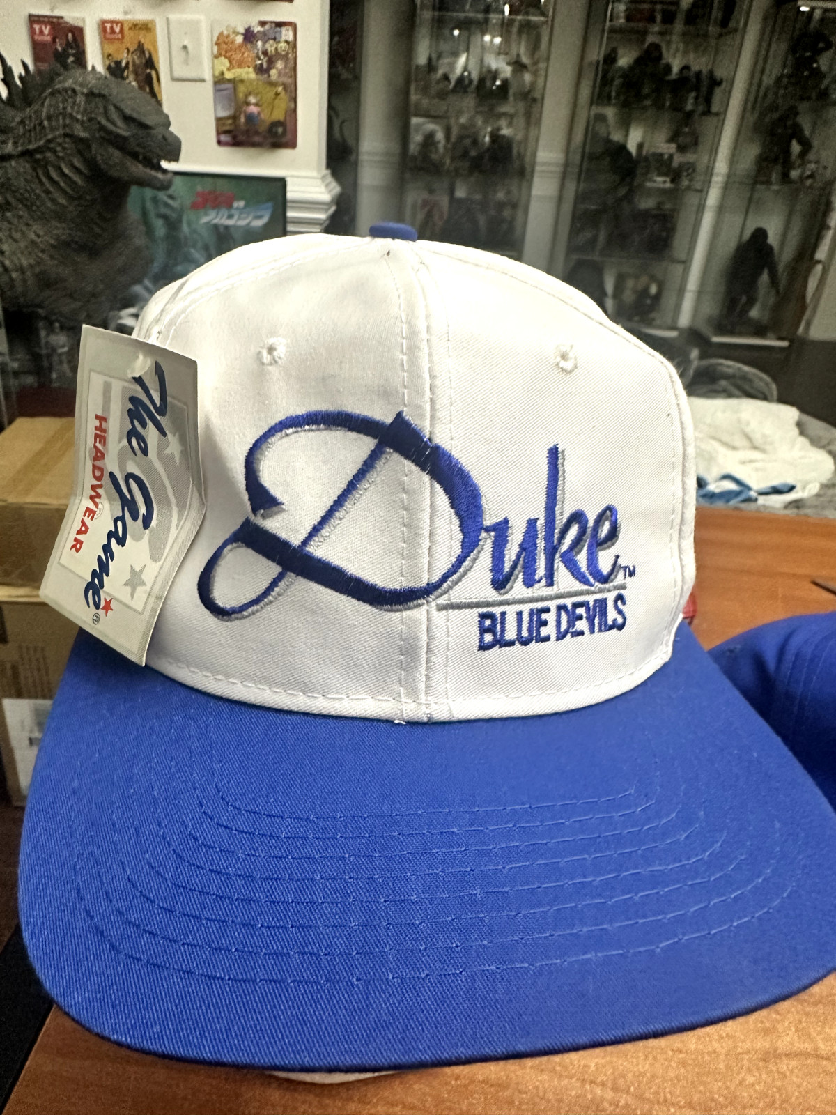 Vintage Duke Blue Devil Snapback Hat with Tags The Game