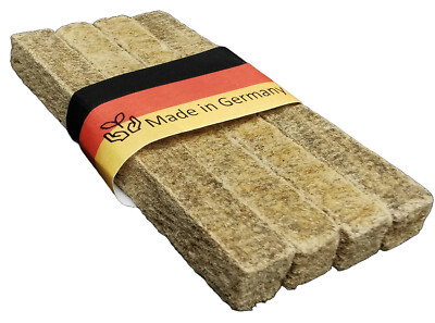 4x Dauerdocht für Kerzenfresser Wachsfresser Kerzenreste Holzfaser
