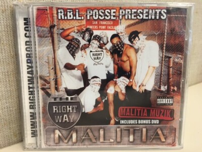 R.B.L. Posse Presents Malitia Muzik by Rightway Militia (CD, 2003