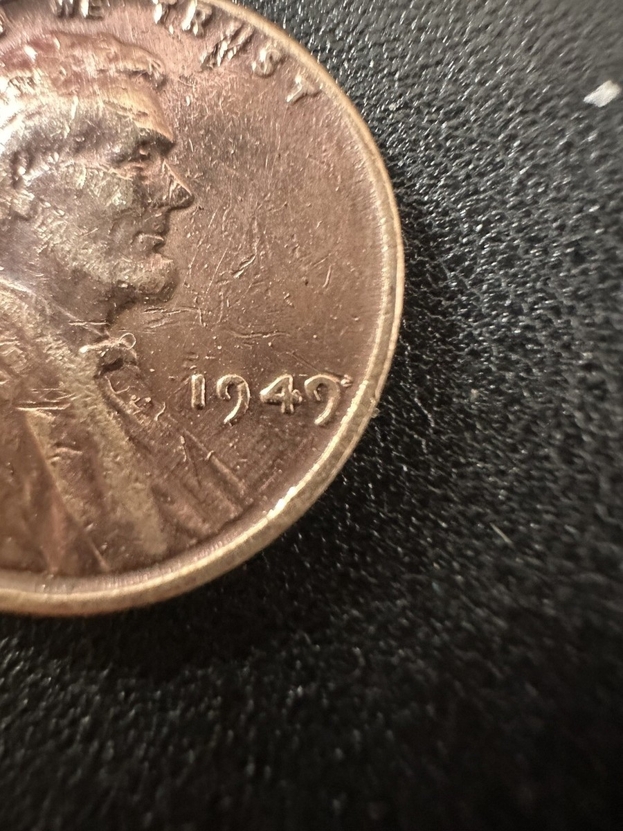 数回の美品です。 1949 Wheat Penny No Mint Mark And Multiple Errors | eBay