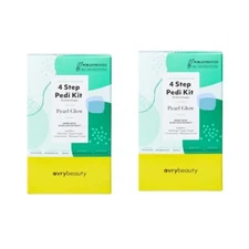 AVRYBEAUTY 4-Step 2-pack, Pedi Pearl Glow scent, Aloe Infused