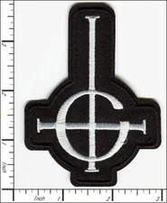 26 Pcs Embroidered Iron on patches Ghost BC Grucifix METAL BAND 71x95mm AP056gH2